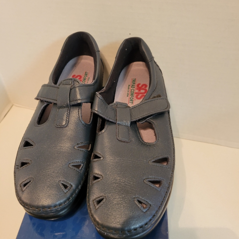 SAS NAVY BLUE SHOES - Picture 3 of 7